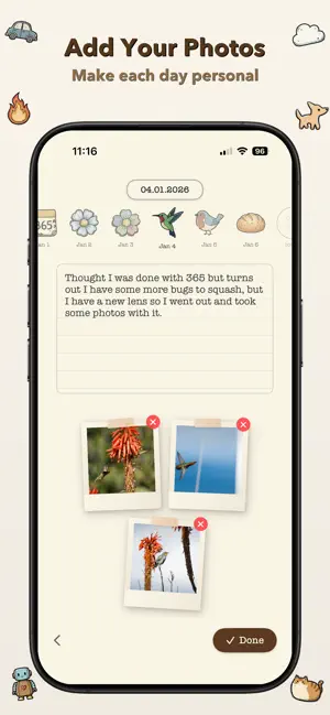 365 Buttons: Daily Journal screenshot 3