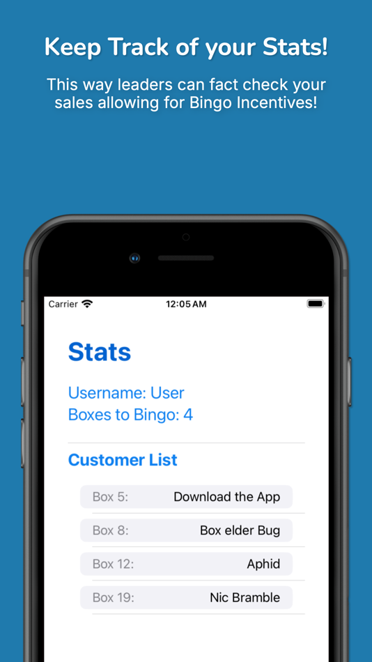 #3. D2D Bingo (iOS) By: Nicolas Bramble
