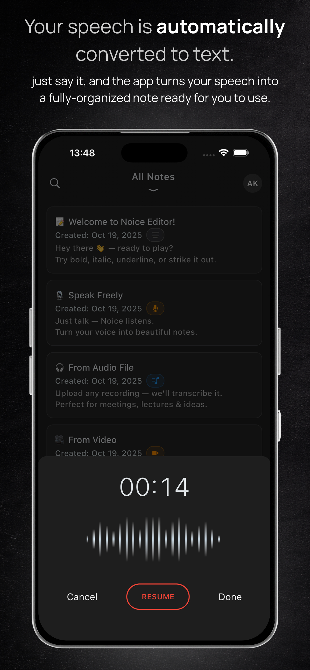Noice AI Notes screenshot 4