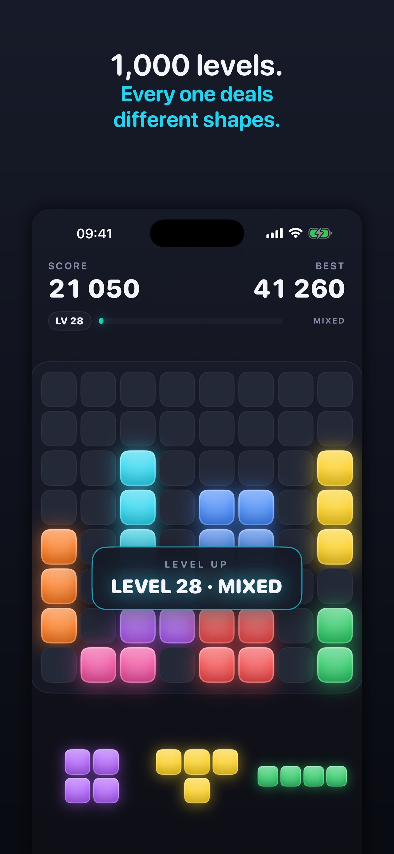 Screenshot 1 of BlockBurst — Block Levels