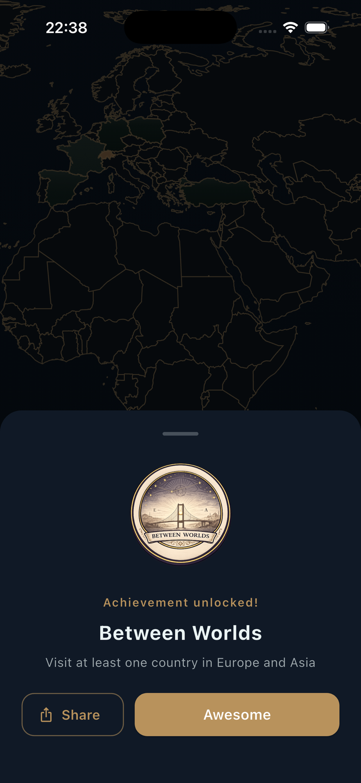 NomadMap: Travel Map & Friends screenshot 7