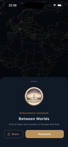 NomadMap: Travel Map & Friends Screenshot 7 of 8