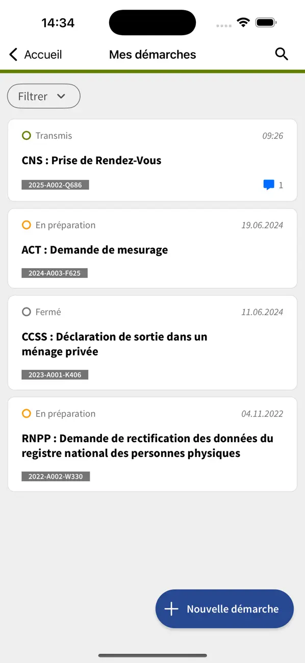 Screenshot #3 pour MyGuichet.lu