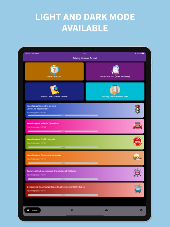 Driving License Tayari Nepal iPad screenshot 5 - Education app