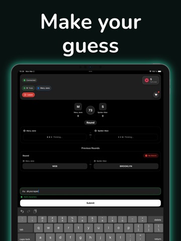 Same Word Game iPad screenshot