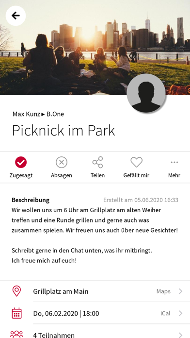 B.One Screenshot