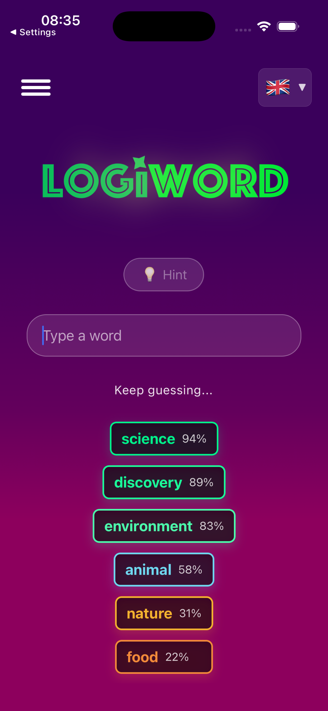 Logiword screenshot 3