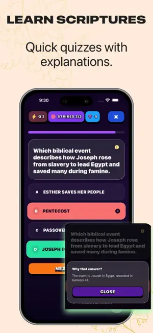 Bible Quiz & Trivia by FaithIQ screenshot 3