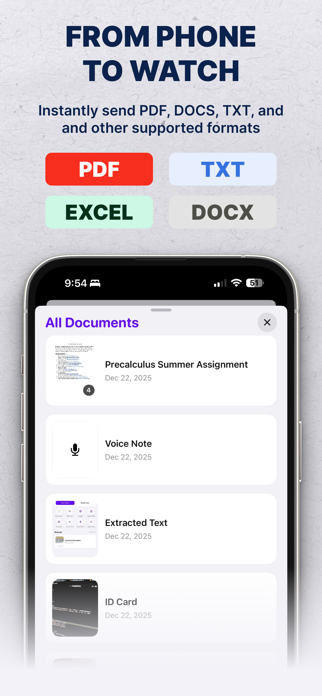 WristNotes: PDF & File Viewer Screenshot 2 of 4