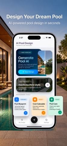 AI Pool Design Screenshot 2 of 8