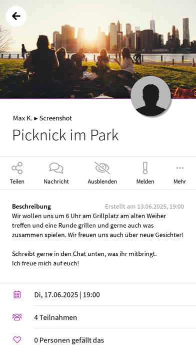 App screenshot