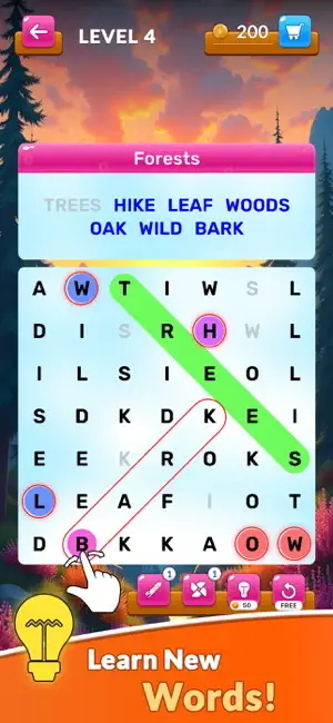 Wordrelaxia : Search Word Jam screenshot 4