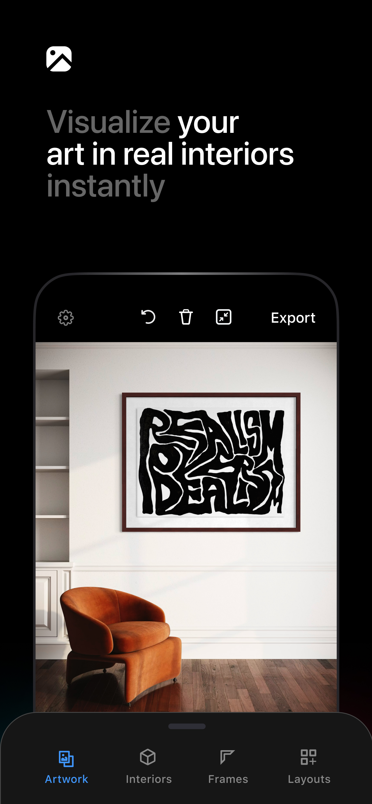 Smartist: Art Preview on Wall