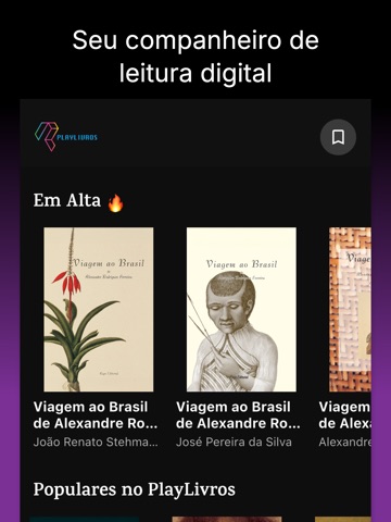 PlayLivros iPad screenshot