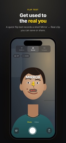 NoMirror: True Selfie Camera screenshot 5