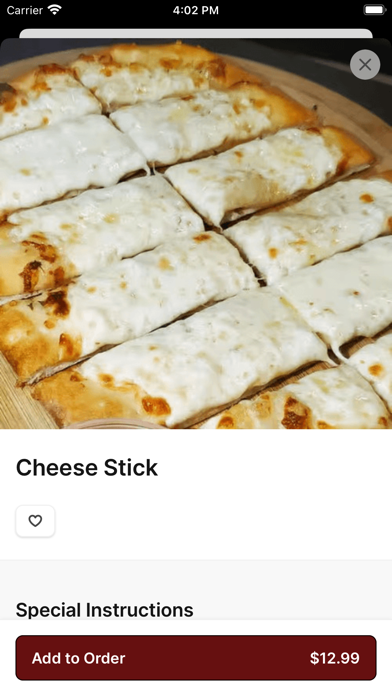 Alessandro's Pizza Italian Screenshot