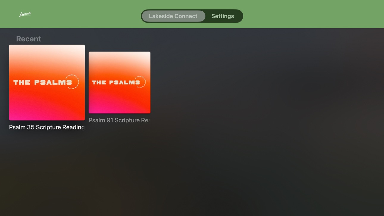 Apple TV screenshot