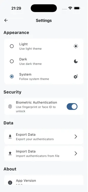 Opty - 2FA Authenticator screenshot 4