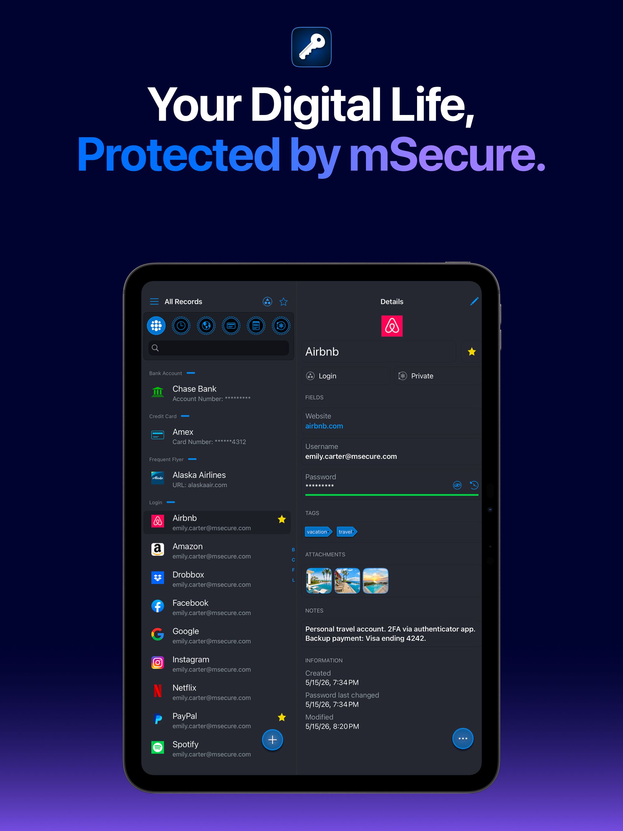 Password Manager - mSecure