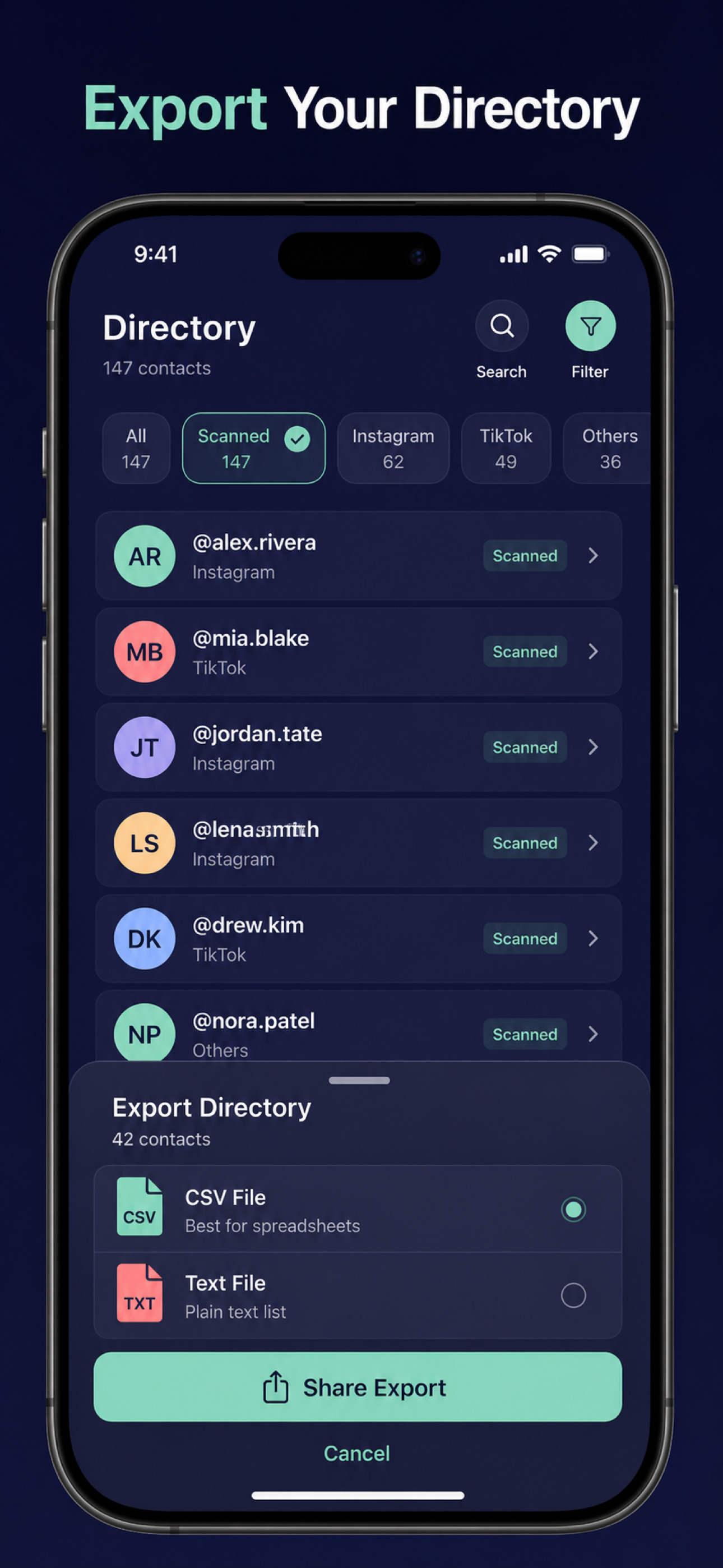 Screenshot Contact Organizer screenshot 10