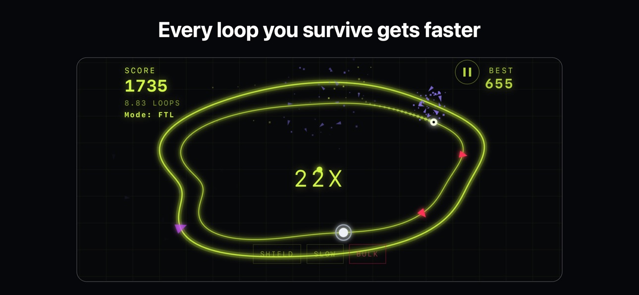 Screenshot 3 of Loop - One-Tap Endless Runner