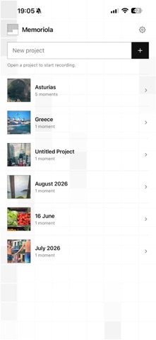 Memoriola iPhone screenshot