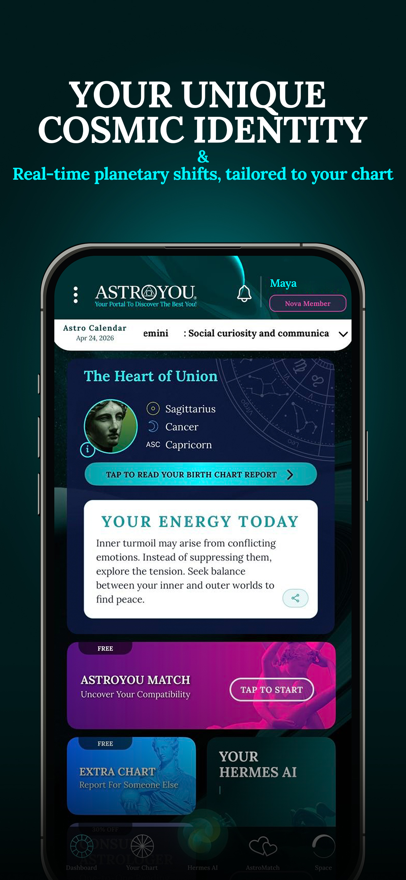 AstroYou Astrology Birth Chart screenshot 5