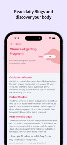 Pulse Periods Tracker iPhone screenshot