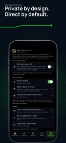 DNS Observatory: Monitor screenshot