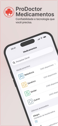 ProDoctor Medicamentos: Bulas iPhone screenshot 1