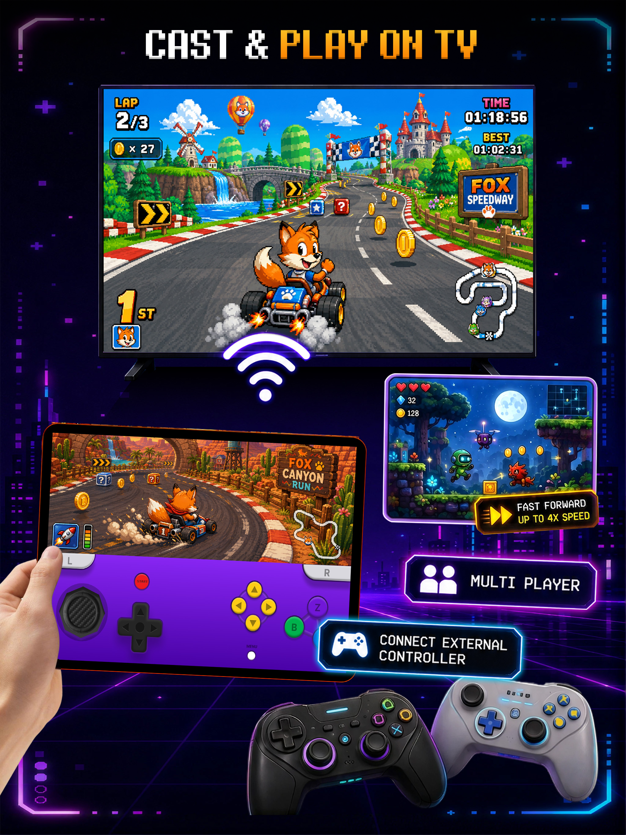 Retro Game Console Emulator screenshot 10