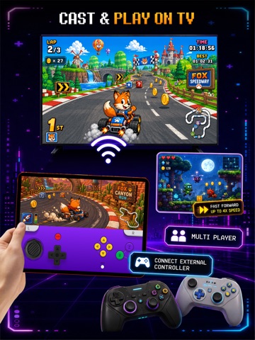 Retro Game Console Emulator iPad screenshot