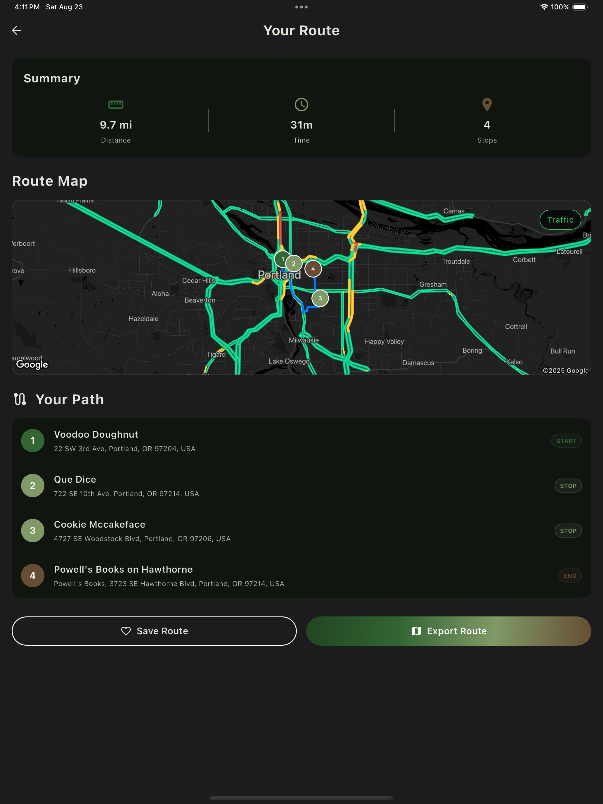 DriveLess: Route Planner screenshot 7