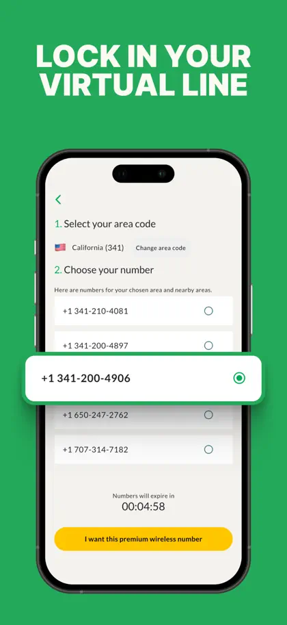Screenshot 6 di 6 di textPlus: Text Message + Call