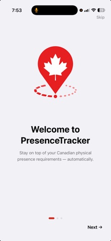 PresenceTracker screenshot