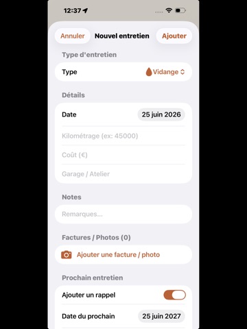 AutoLog: Car & Trip Log iPad screenshot