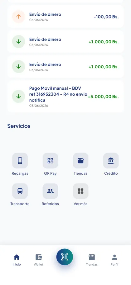 Captura 4 de 4 de AvilaPay: Pagos y Créditos