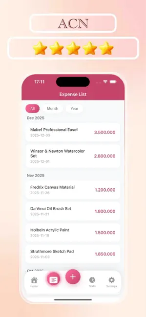 ACN - Art Cost Note iPhone screenshot 3