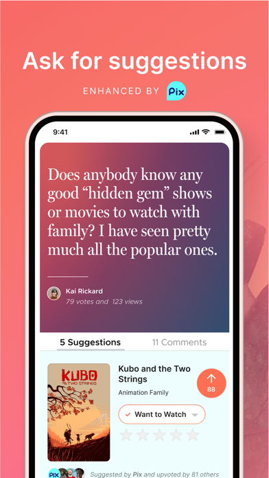Likewise: Movie, TV, Book Recs Screenshot