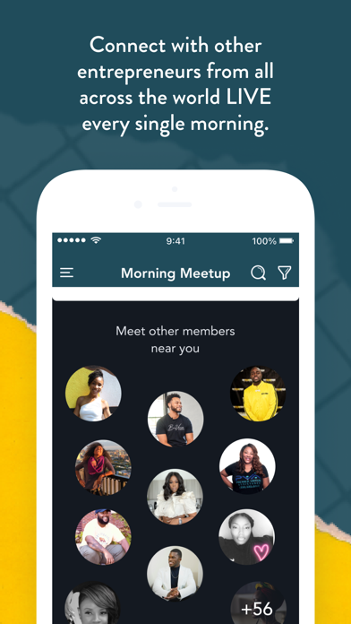 The Morning Meetup iPhone screenshot 1 - Social Networking app