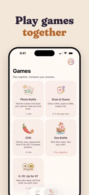 Lovy: Couple Games & Questions screenshot 4