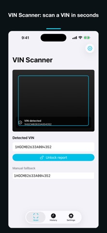 VIN Decoder: VIN Scanner iPhone screenshot