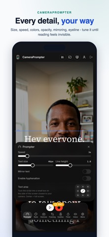 CameraPrompter Pro screenshot