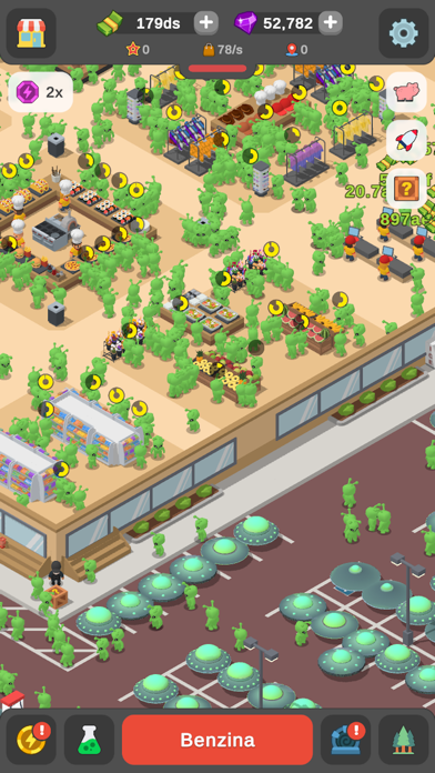 Idle Gas Station Tycoon iOS Mod IPA screenshot 2 - iOS game interface
