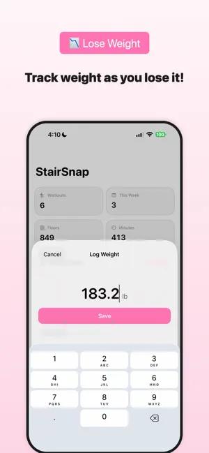 StairSnap: Stair Climber Log screenshot 4