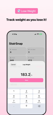 StairSnap: Stair Climber Log iPhone screenshot
