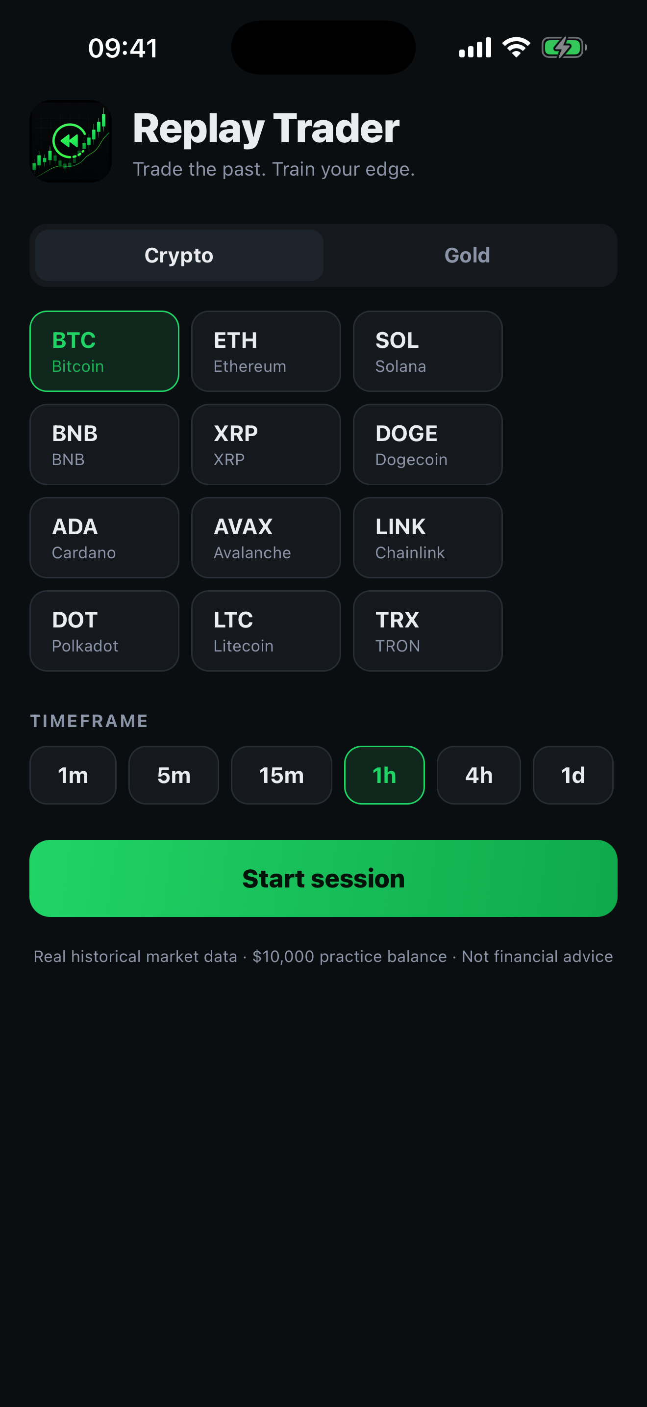 Replay Trader