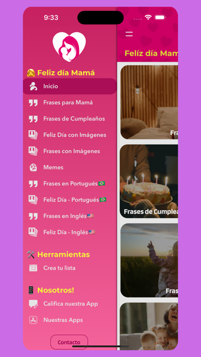 Happy Mother's Day Mom Phrases Screenshot