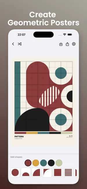 Abstrakt: Poster Maker screenshot 1