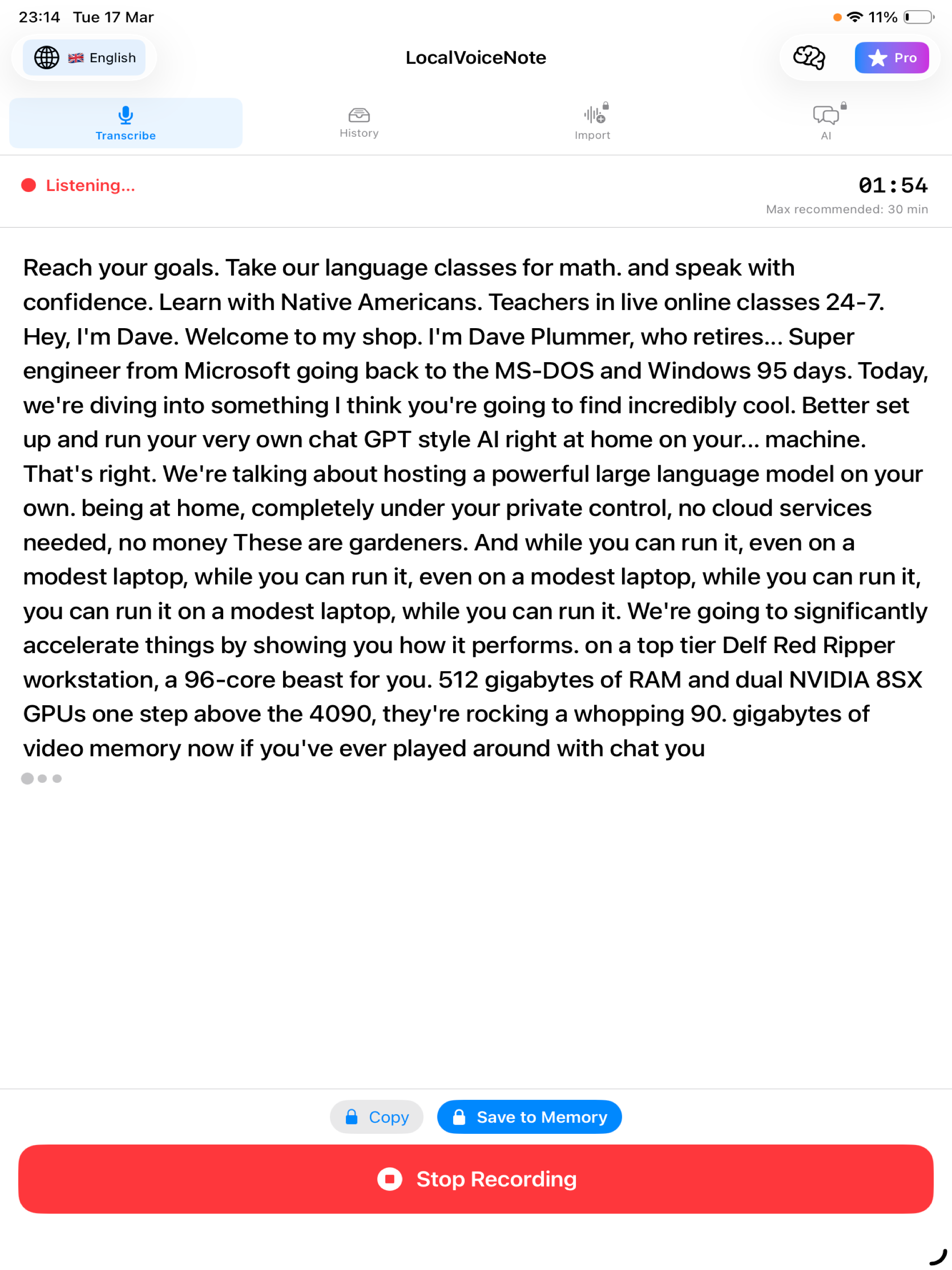 LocalVoiceNote screenshot 9